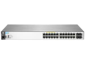 J9773A Hewlett-Packard Enterprise E - Aruba Serie - Switch - 2530-24G-PoE+ - managed - 24 x 10/100/1000 (PoE+) + 4 x Gigabit SFP - Desktop, an Rack montierbar, wandmontierbar - PoE+