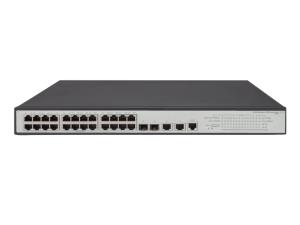 JG962A Hewlett-Packard Enterprise E - 1950-24G-2SFP+-2XGT-PoE+ - Switch - L3 - managed - 24 x 10/100/1000 (PoE+) + 2 x Gigabit SFP / 10 Gigabit SFP+ + 2 x 10Gb Ethernet an Rack montierbar PoE+ (370 W)