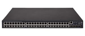 JG937A Hewlett-Packard Enterprise E - 5130-48G-PoE+-4SFP+ EI - Switch - L3 - managed - 48 x 10/100/1000 + 4 x 10 Gigabit Ethernet / 1 Gigabit Ethernet SFP+ - an Rack montierbar - PoE+ (370 W) 48-Port IPv6 Duplex Voll-Duplex Ethernet Power over Ethernet Kabellos RJ-45 Managed Aut. Erkennun