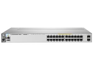 J9573A Hewlett-Packard Enterprise E - Aruba 3800-24G-PoE+-2SFP+ - Switch - L4 - managed - 24 x 10/100/1000 (PoE) + 2 x 10 Gigabit Ethernet / 1 Gigabit Ethernet SFP+ an Rack montierbar PoE