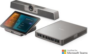 TeamJoin TRS10-UB - For Microsoft Teams Rooms - video conferencing kit (Viewsonic TeamJoin MPC310-W31-TU computing engine, Viewsonic TeamJoin MRC1010-TN touch console, ViewSonic UMB202 4K Video Bar System) - Certified for Microsoft Teams Rooms thumbnail