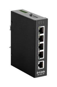 DIS-100G-5W D-LINK NT DIS-100G-5W 5-Port UNMNGD Industrial Switch -40C to +75C Brown box