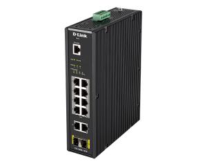 DIS-200G-12PS D-LINK DIS 200G-12PS - Switch - managed - 10 x 10/100/1000 (8 PoE+)