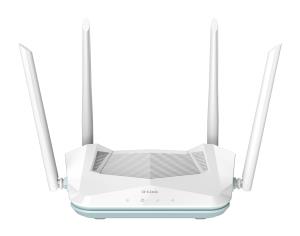 R15 D-LINK R15 EAGLE PRO AI AX1500 Smart Router - Wi-Fi 6 (802.11ax) - Dual-band (2.4 GHz / 5 GHz) - Ethernet LAN - White - Tabletop router