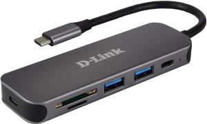 DUB-2325/E D-LINK 5-IN-1 USB-C HUB WITH CARD - Cable