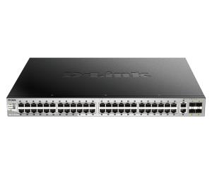DGS-3130-54PS/B D-LINK DGS 3130-54PS - Switch - L3 Lite - Managed - 48 x 10/100/1000 (PoE) + 2 x 10 Gigabit Ethernet + 4 x 10 Gigabit SFP+ (370 W)