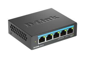 DMS-105 - Switch - unmanaged - 5 x 10/100/1000/2.5G - desktop, wall-mountable thumbnail