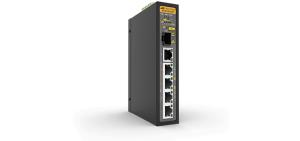 AT-IS130-6GP-80 ALLIED TELESIS IS Series AT-IS130-6GP - Switch - 5 x 10/100/1000 (PoE+) + 1 x 100/1000 SFP - DIN rail mountable, wall-mountable - PoE+ (90 W)
