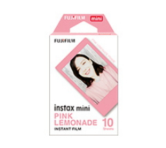 16581836 FUJI Instax Mini Instant Photo Film - Pink Lemonade - Pack of 10