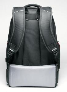17896-1053 SAMSONITE CORP. WHEELED BACKPACK WITH IN-LINE SKATE WHEELS AND A TELESCOPING MONOTUBE HANDLE FOR