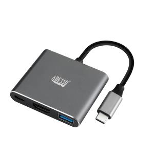 AUH-4010 ADESSO 3 IN 1 USB C Multiport Docking