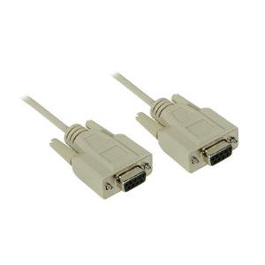 03045 C2G C2G 10ft DB9 F/F Null Modem Cable networking cable Beige 3.04 m                                     