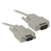 09452 C2G 25FT DB9 M/F STRAIGHT THRU EXT CABLE
