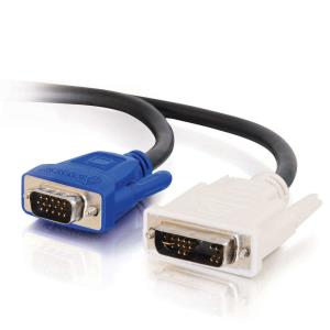 26954 C2G 2M DVI MALE TO HD15 VGA MALE VIDEO CABLE (6.5FT)