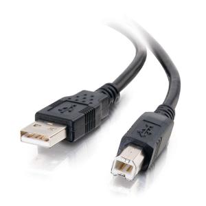 28101 C2G 1m USB 2.0 A/B Cable - Black (3.3 ft)