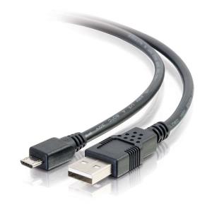 9.8ft USB to Micro B Cable - USB A to Micro USB Cable - USB 2.0 - M/M - USB cable - USB (M) to Micro-USB Type B (M) - 3 m - black thumbnail
