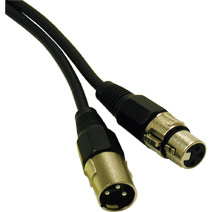 40058 C2G C2G 3ft Pro- XLR Male to XLR Female audio cable 0.9 m XLR (3-pin) Black                             