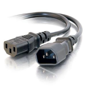 29934 C2G 8FT 16 AWG 250 VOLT COMPUTER POWER EXTENSION CORD (IEC320C14 TO IEC320C13) (TAA