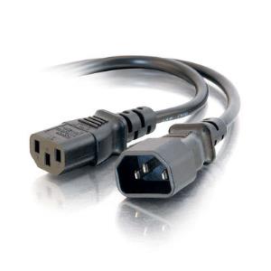 29917 C2G 4FT 16 AWG 250 VOLT COMPUTER POWER EXTENSION CORD (IEC320C14 TO IEC320C13)