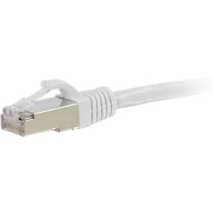 Cat5e Booted Shielded (STP) Network Patch Cable - Patch cable - RJ-45 (M) to RJ-45 (M) - 4 m - STP - CAT 5e - molded - white thumbnail