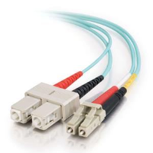 2m SC/SC 10Gb LSZH Duplex 50/125 Fibre Cable thumbnail