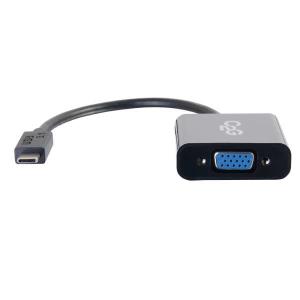 USB 3.1 USB Type C to VGA Adapter - USB C to VGA Black - External video adapter - USB 3.1 - D-Sub - black thumbnail