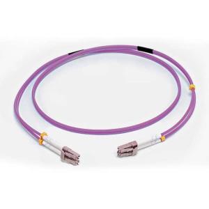 1m LC/LC OM4 LSZH Fibre Patch - Purple - Patch cable - LC multi-mode (M) to LC multi-mode (M) - 1 m - 1 m - fibre optic - duplex - 50 / 125 micron - OM4 - purple thumbnail