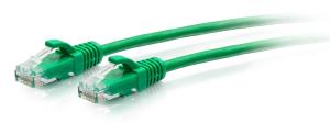 25ft (7.6m) Cat6a Snagless Unshielded (UTP) Slim Ethernet Network Patch Cable - Green - Patch cable - RJ-45 (M) to RJ-45 (M) - 7.6 m - 4.8 mm - UTP - CAT 6a - molded, snagless - green thumbnail