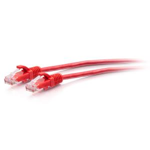 C2G30160 C2G 1ft (0.3m) Cat6a Snagless Unshielded (UTP) Slim Ethernet Network Patch Cable - Red - Patch cable - RJ-45 (M) to RJ-45 (M) - 30 cm - 4.8 mm - UTP - CAT 6a - molded, snagless - red