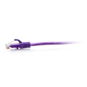 C2G30192 C2G 10ft (3m) Cat6a Snagless Unshielded (UTP) Slim Ethernet Network Patch Cable - Purple - Patch cable - RJ-45 (M) to RJ-45 (M) - 3 m - 4.8 mm - UTP - CAT 6a - molded, snagless - purple