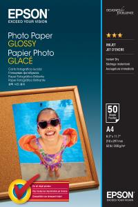 C13S042539 EPSON PHOTO PAPER GLOSSY A4 50 SHEETS