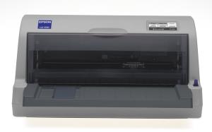 C11C480141A0 EPSON LQ-630 Dot matrix flat-bed printer, 24 pins, 80 column, original + 4 copies, 300 cps HSD (10 cpi), Epson ESC/P2 - IBM PPDS emulation, 14 fonts, 8 Barcode fonts, 2 paper paths, single and continous sheet, paper park, Parallel and USB I/F