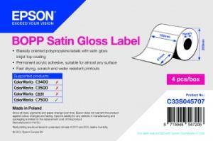 C33S045707 EPSON BOPP Satin 102mm x 51mm - 2770 - Wei? - Satin - Epson ColorWorks C7500 - 102mm x 51mm - 1 St?ck(e) - 225 mm