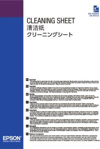 C13S400045 EPSON Cleaning Sheet