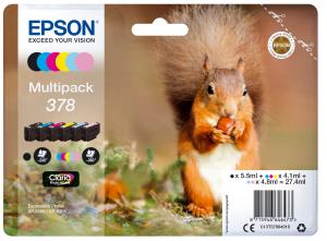378 MULTIPACK 6 COLOURSINKJET CARTRIDGES SQUIRREL thumbnail