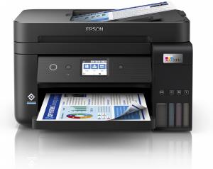 C11CJ60401 EPSON EcoTank ET-4850 C11CJ60401 Inkjet Printer, Colour, Wireless, All-in-One inc Fax, ADF, 6.1cm Touchscreen Panel, Duplex