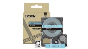 C53S672106 EPSON LabelWorks LK-4LAS - Grau auf Blau - Rolle (1,2 cm x 8 m)