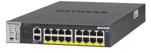 XSM4316PB-100NES NETGEAR 16Port Gigabit PoE+ Managed Switch 100/1000/10000 M4300-16X +++ 500W PoE Stabelbar, Nonstop Forwarding uvm.