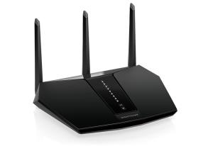 Nighthawk AX/5-Stream AX2400 WiFi 6 Router (RAX30) wireless router Gigabit Ethernet Dual-band (2.4 GHz / 5 GHz) Black - RAX30-100EUS thumbnail