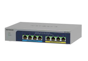 EU Product - 8Port Switch 100/1000/2500 MS108UP 8-Port Ultra60 PoE++ Multi-Gig unmgd Switch thumbnail