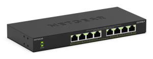 300 Series GS308LP - Switch - essentials - unmanaged - 8 x 10/100/1000 (PoE+) - desktop, wall-mountable - PoE+ (60 W) thumbnail