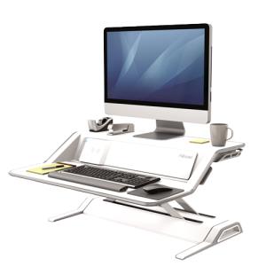 8081101 FELLOWES 8081101 Lotus DX Sit-Stand Workstation - White