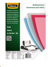 5384601 FELLOWES Clear PET Binding Cover 180 micron A4 (Pack 100) 5384601