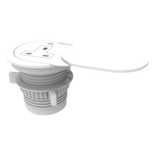 Power Spot with 1 x Power Socket and 1 USB C White thumbnail