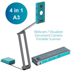 464412 IRIS IRIS IRIScan Visualizer 7 - Digital document camera - colour - 13 MP - 4160 x 3120 - audio - USB-C - YUY2, MJPEG, AVI, MP4, FLV