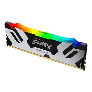 KF564C32RSA-48 KINGSTON Fury Renegade RGB 48GB, DDR5, 6400MHz, CL32, 1.4V, ECC, XMP 3.0, PMIC, DIMM Memory, Black/Silver
