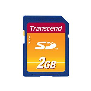 TS2GSDC TRANSCEND TS2GSDC - 2 GB - SD - MLC - 20 MB/s - 13 MB/s - Schwarz