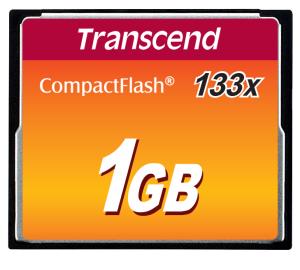 TS1GCF133 TRANSCEND *1GB COMPACT FLASH (133X)