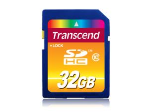 TS32GSDHC10 TRANSCEND TS32GSDHC10 - 32 GB - SDHC - Klasse 10 - NAND - 30 MB/s - Schwarz