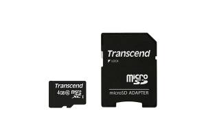 TS4GUSDHC10 TRANSCEND TS4GUSDHC10 - 4 GB - MicroSDHC - Klasse 10 - NAND - 90 MB/s - Schwarz